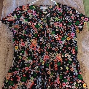 KOI Stretch Scrub Top